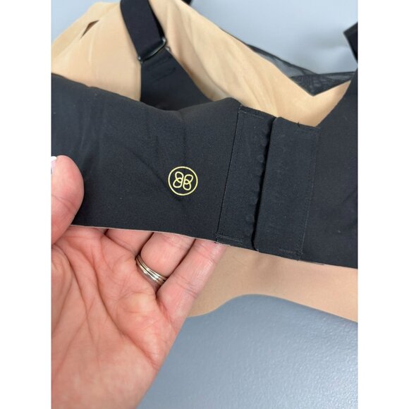 Honeylove women's 44C/D black CrossOver bra wireless smoothing back comfort bra - Picture 4 of 7